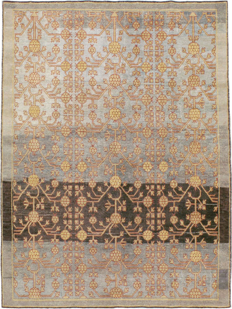 Vintage East Turkestan Khotan Rug, No.22798 - Galerie Shabab
