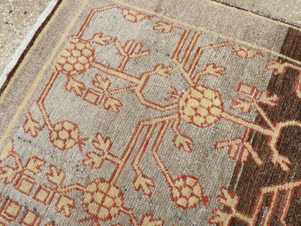 Vintage East Turkestan Khotan Rug, No.22798 - Galerie Shabab