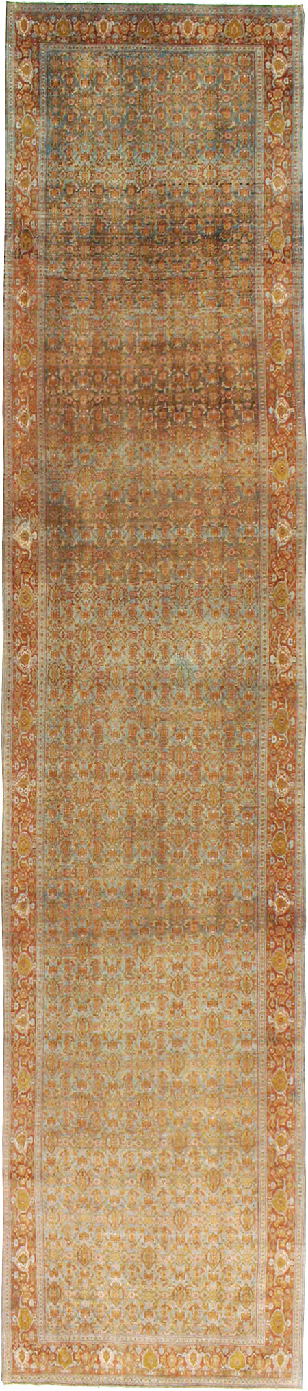 Antique Persian Senneh Runner, No.22804 - Galerie Shabab