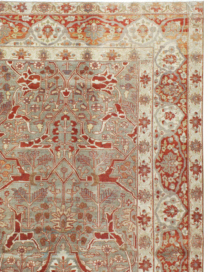 Antique Persian Tabriz Carpet, No.22807 - Galerie Shabab