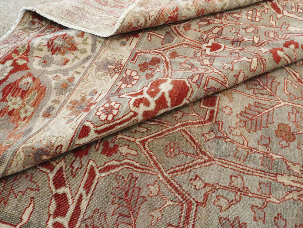 Antique Persian Tabriz Carpet, No.22807 - Galerie Shabab