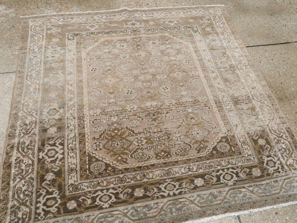 Vintage Malayer Square Rug, No.22810 - Galerie Shabab