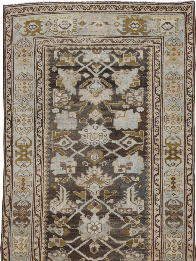 Vintage Persian Malayer Runner, No.22832 - Galerie Shabab