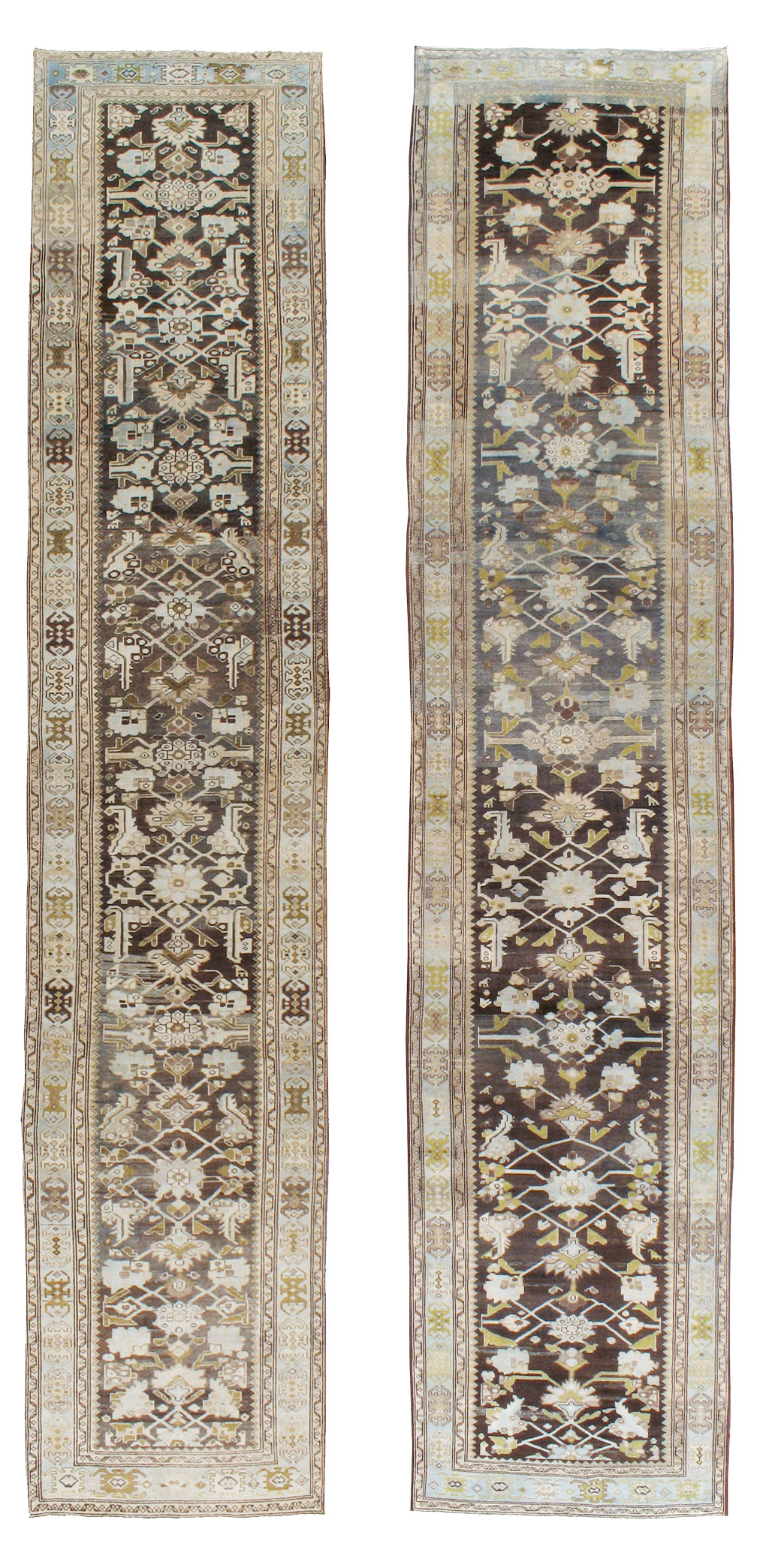 Vintage Persian Malayer Runner, No.22832 - Galerie Shabab