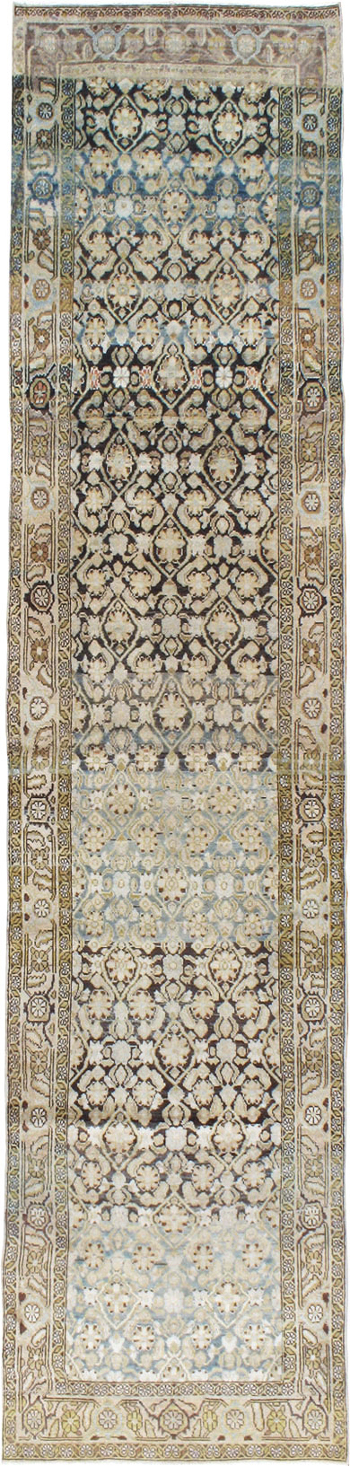 Vintage Persian Malayer Runner, No.22834 - Galerie Shabab
