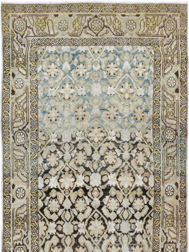 Vintage Persian Malayer Runner, No.22834 - Galerie Shabab