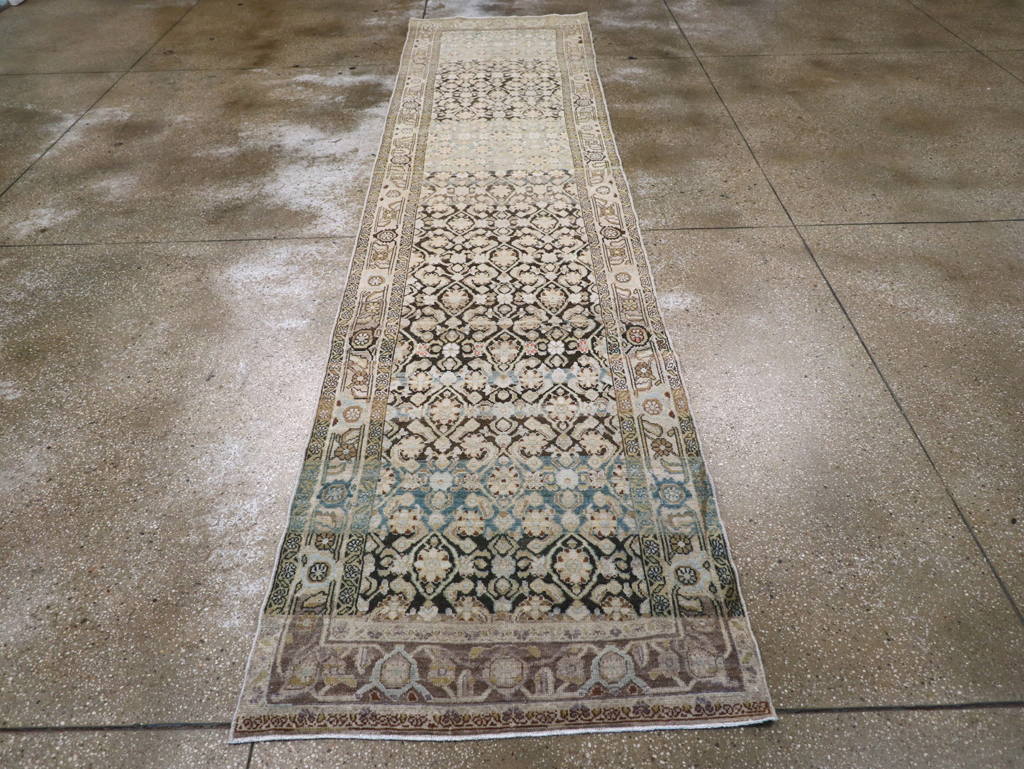 Vintage Persian Malayer Runner, No.22834 - Galerie Shabab