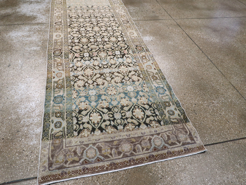 Vintage Persian Malayer Runner, No.22834 - Galerie Shabab