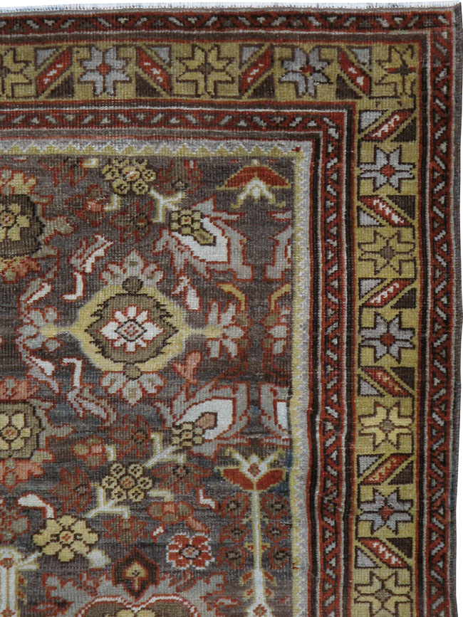 Antique Persian Mahal Rug, No.22838 - Galerie Shabab
