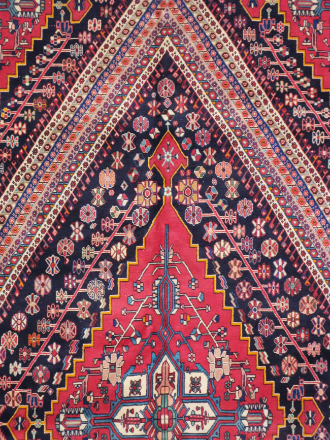 Vintage Persian Afshar Carpet, No.22844 - Galerie Shabab