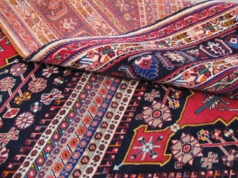 Vintage Persian Afshar Carpet, No.22844 - Galerie Shabab