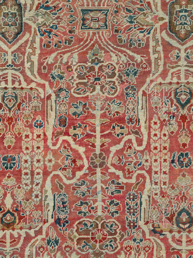 Antique Persian Mahal Carpet, No.22846 - Galerie Shabab
