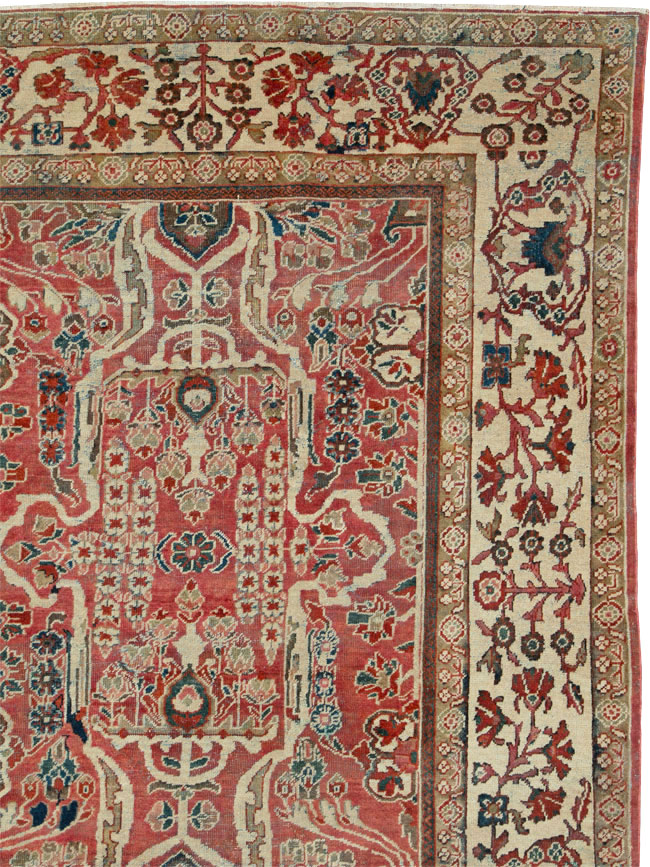 Antique Persian Mahal Carpet, No.22846 - Galerie Shabab
