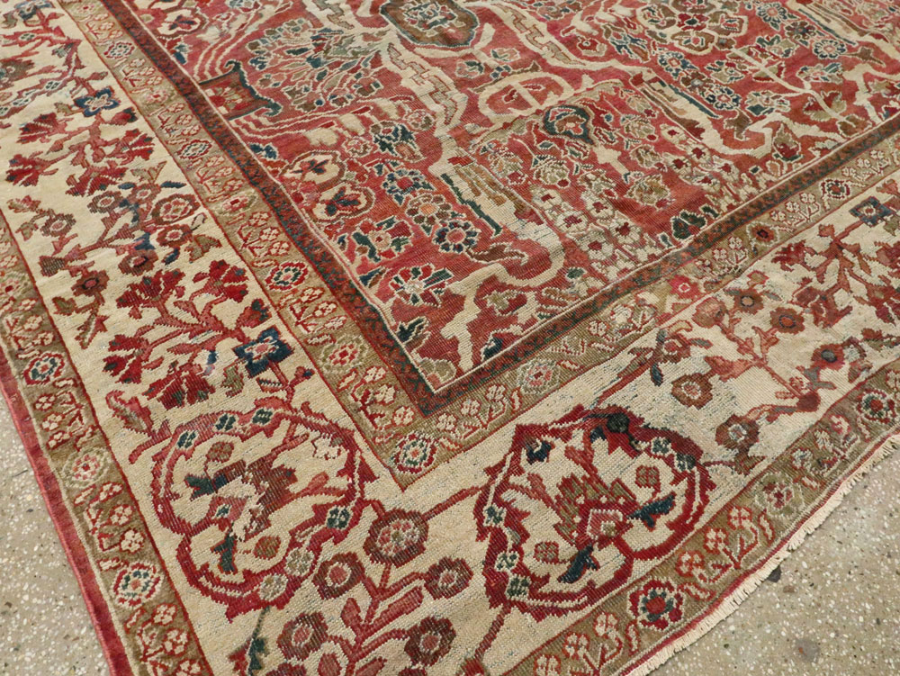 Antique Persian Mahal Carpet, No.22846 - Galerie Shabab