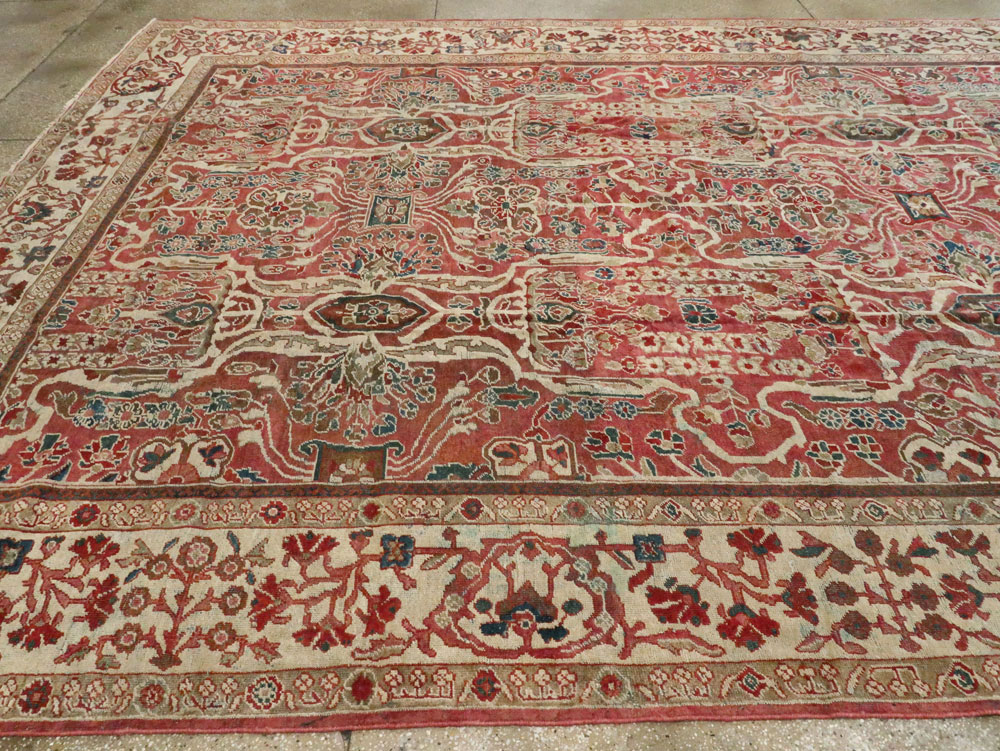 Antique Persian Mahal Carpet, No.22846 - Galerie Shabab