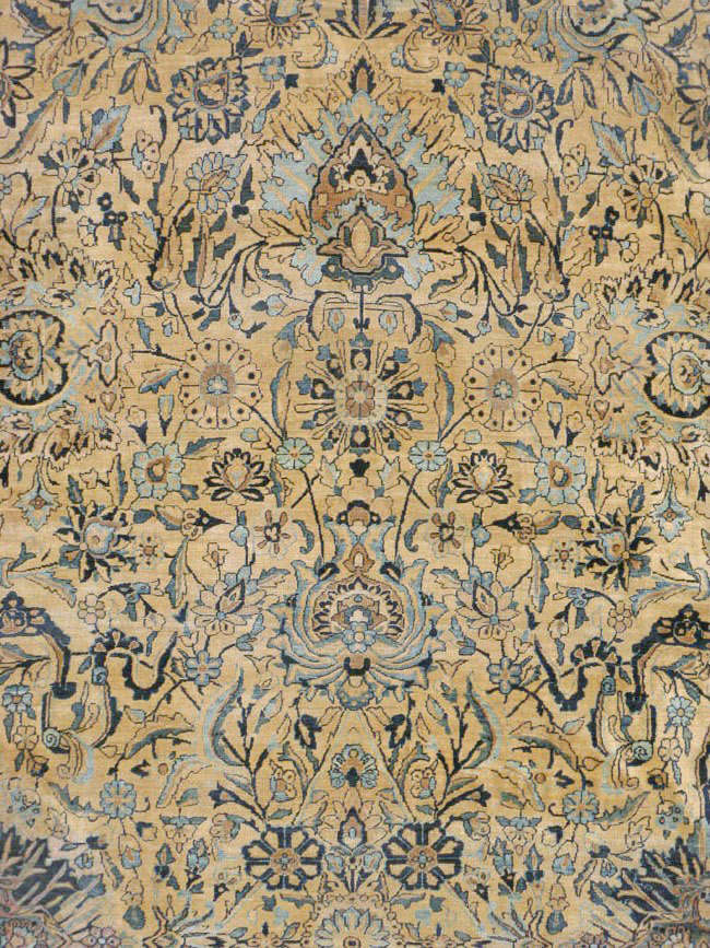 Antique Persian Lavar Kerman Carpet, No.22849 - Galerie Shabab