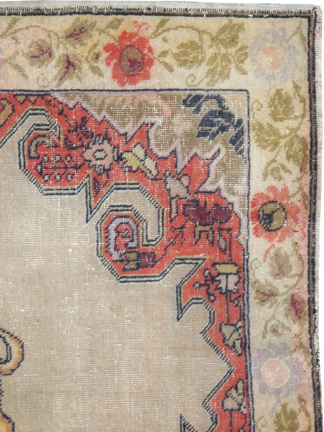 Antique Turkish Sivas Pictorial Rug, No.22858 - Galerie Shabab