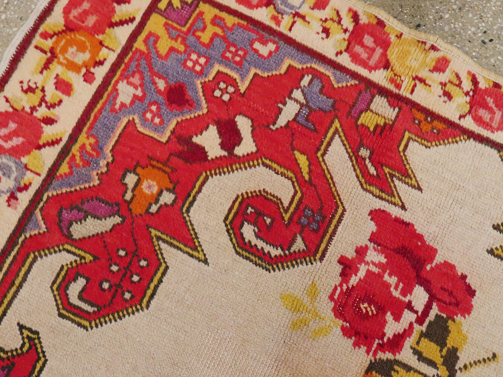 Antique Turkish Sivas Pictorial Rug, No.22859 - Galerie Shabab