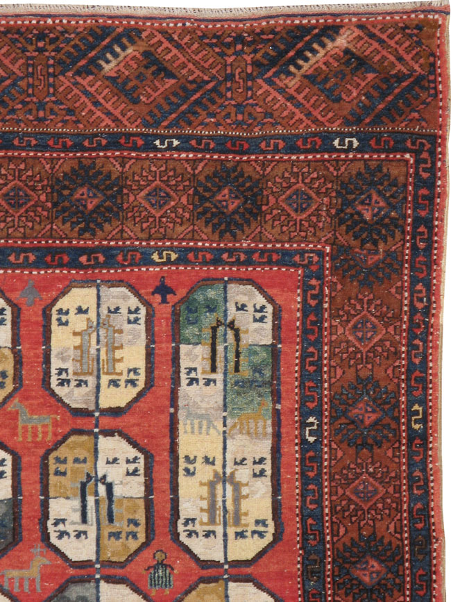 Antique Afshar Rug, No.22860 - Galerie Shabab