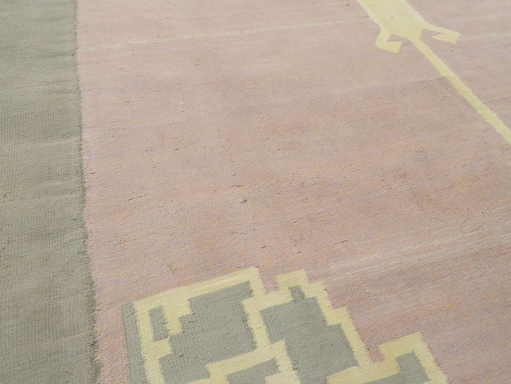 Vintage Indian Dhurrie Runner, No.22866 - Galerie Shabab