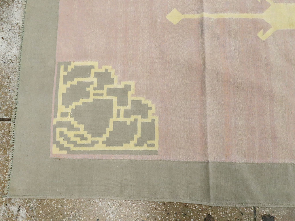 Vintage Indian Dhurrie Runner, No.22866 - Galerie Shabab