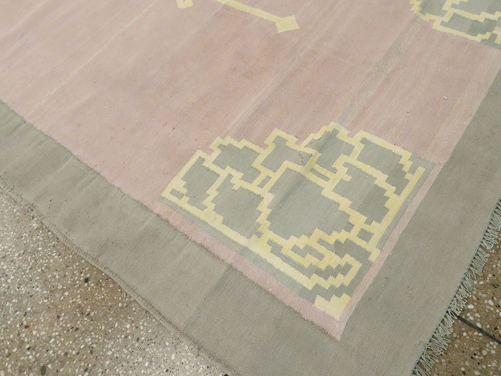 Vintage Indian Dhurrie Runner, No.22866 - Galerie Shabab