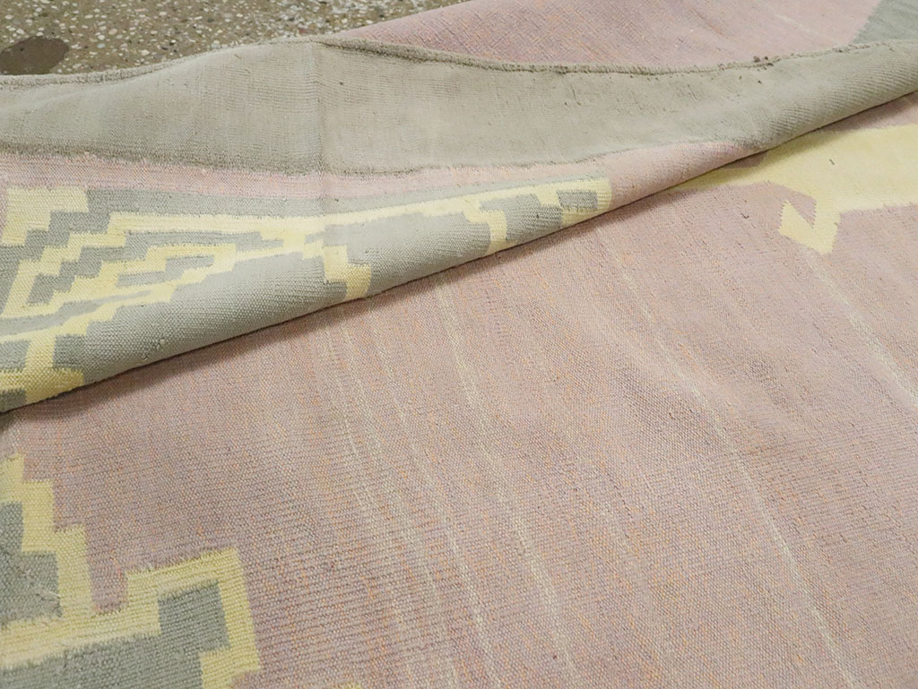 Vintage Indian Dhurrie Runner, No.22866 - Galerie Shabab