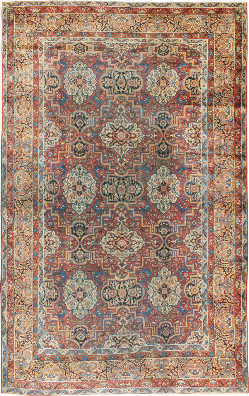 Antique Persian Lavar Kerman Carpet, No.22867 - Galerie Shabab