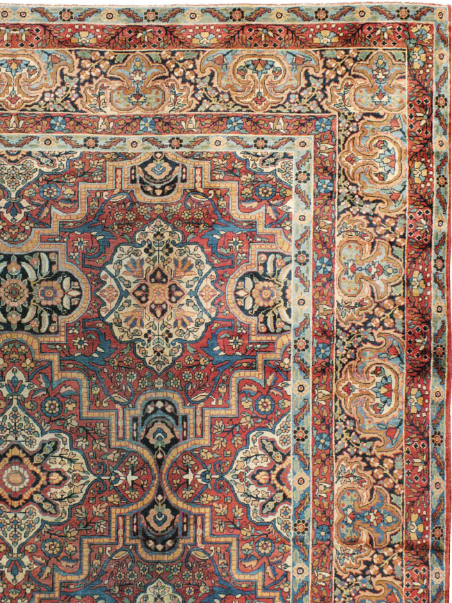 Antique Persian Lavar Kerman Carpet, No.22867 - Galerie Shabab