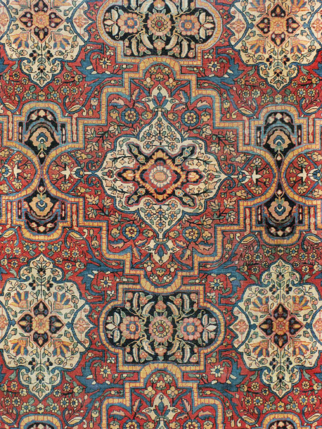 Antique Persian Lavar Kerman Carpet, No.22867 - Galerie Shabab