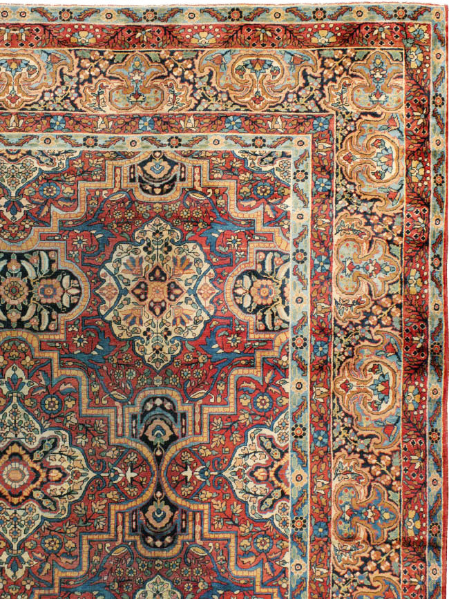 Antique Persian Lavar Kerman Carpet, No.22867 - Galerie Shabab
