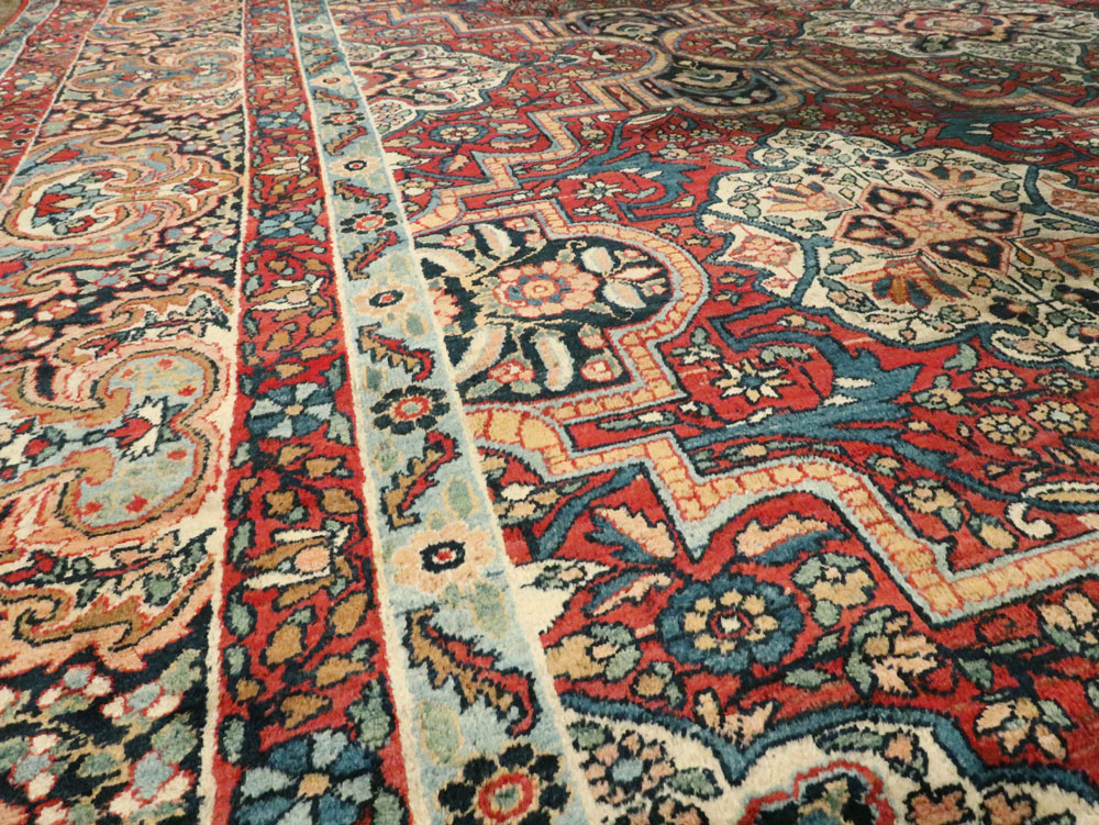 Antique Persian Lavar Kerman Carpet, No.22867 - Galerie Shabab