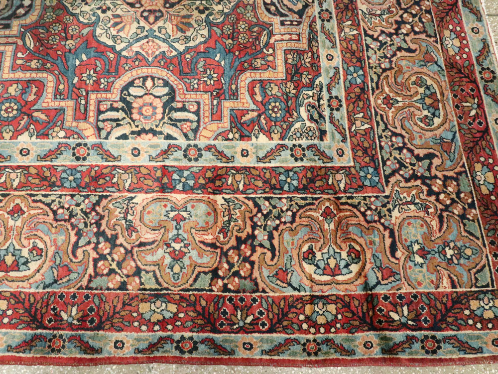 Antique Persian Lavar Kerman Carpet, No.22867 - Galerie Shabab