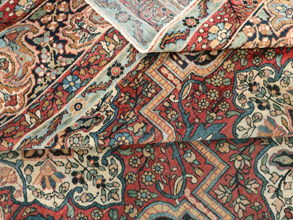 Antique Persian Lavar Kerman Carpet, No.22867 - Galerie Shabab