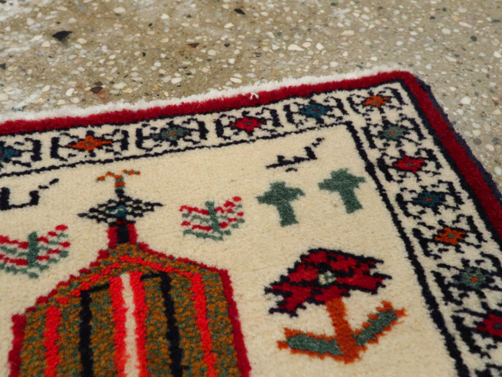 Vintage Baluch Pictorial Rug, No.22884 - Galerie Shabab