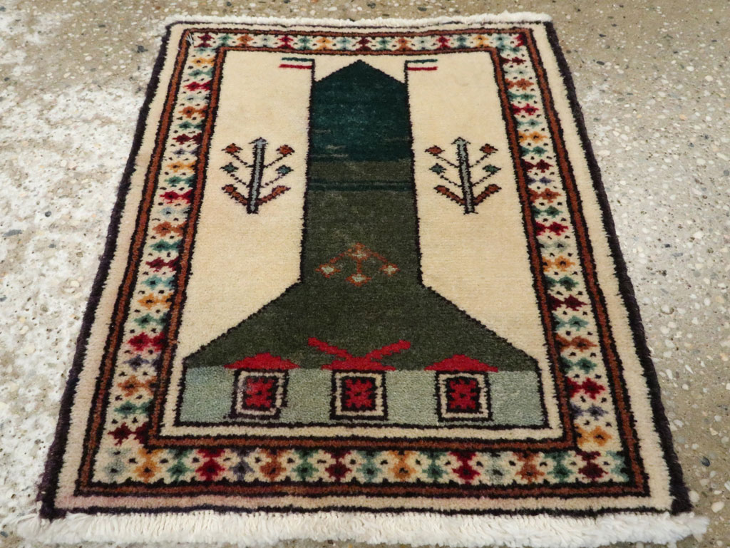 Vintage Persian Baluch Pictorial Rug, No.22886 - Galerie Shabab