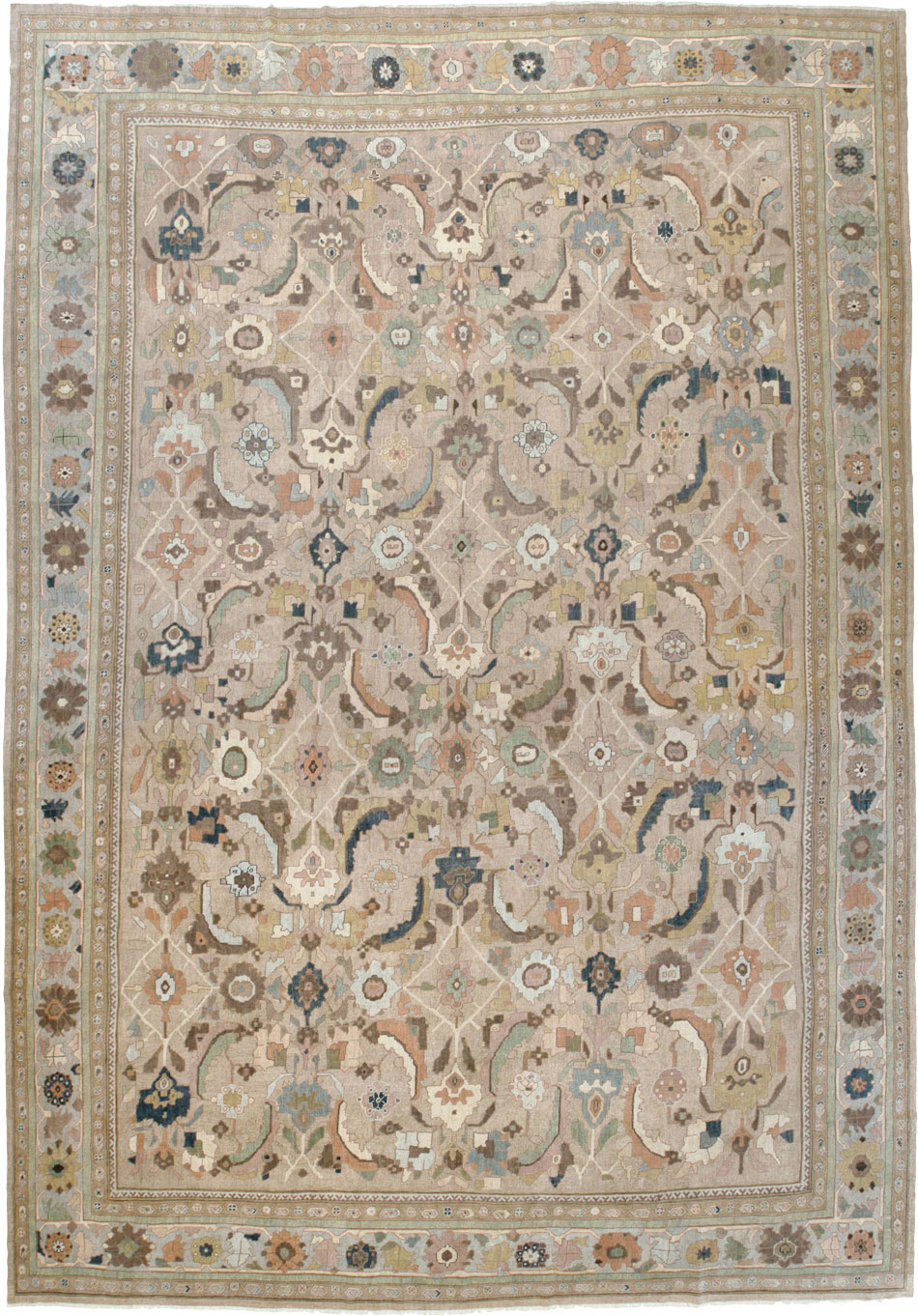 Antique Persian Mahal Carpet, No.22887 - Galerie Shabab