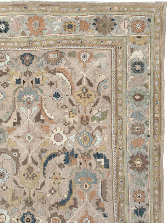 Antique Persian Mahal Carpet, No.22887 - Galerie Shabab
