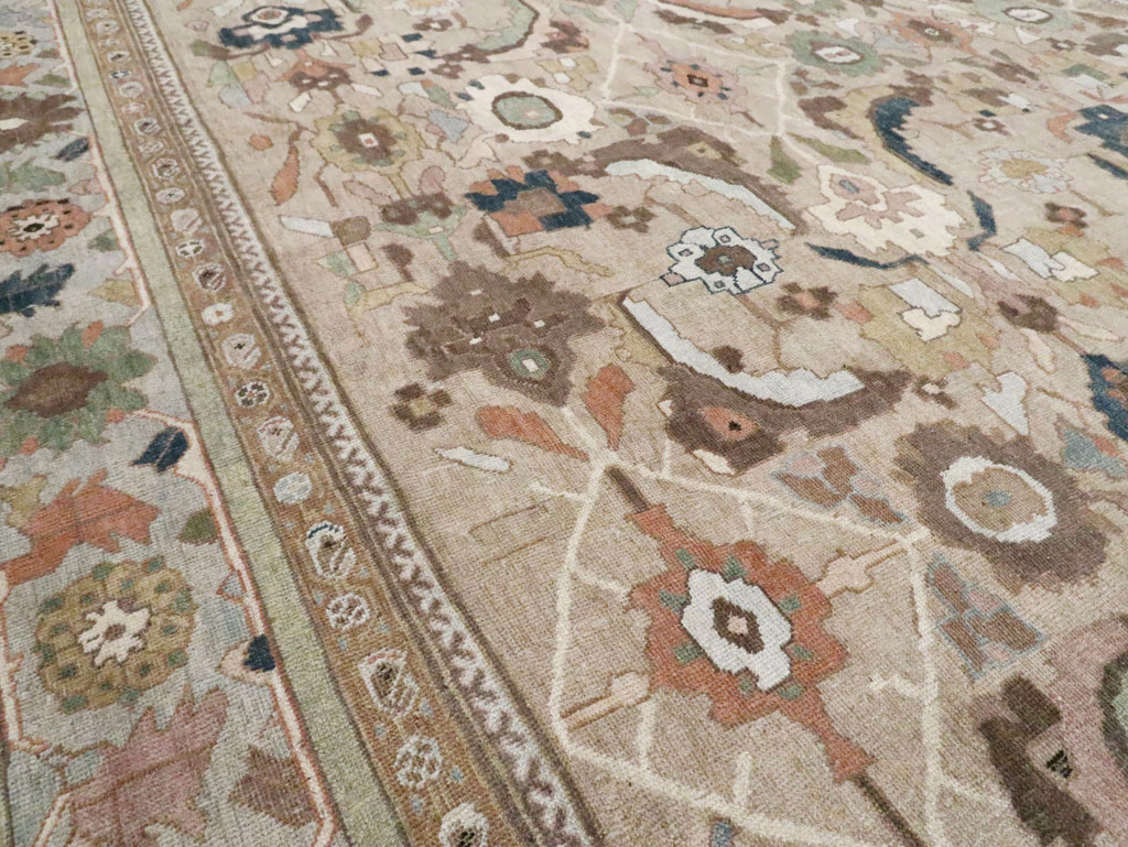 Antique Persian Mahal Carpet, No.22887 - Galerie Shabab