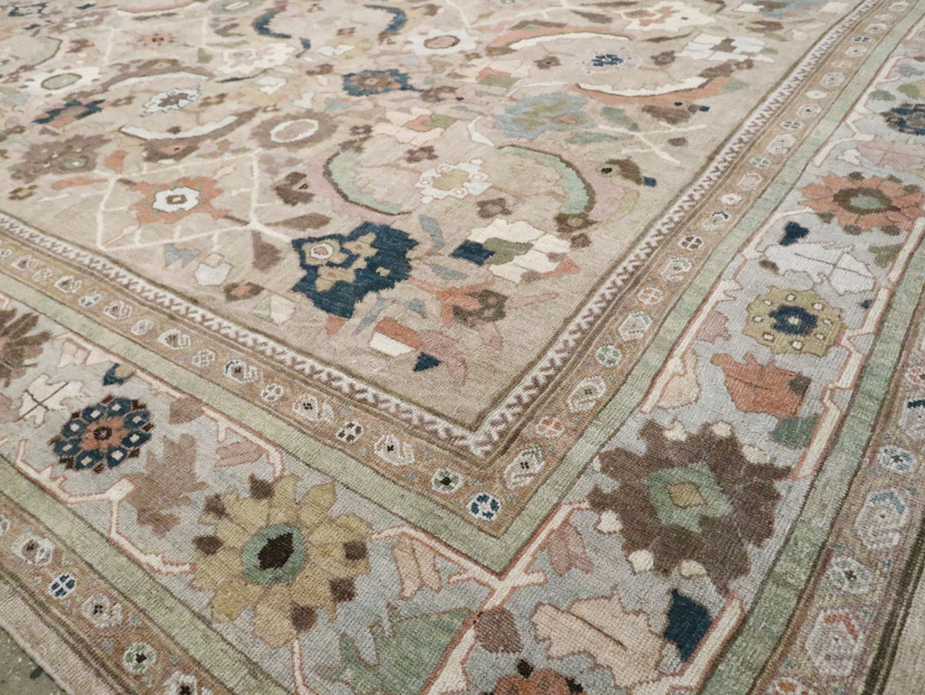 Antique Persian Mahal Carpet, No.22887 - Galerie Shabab