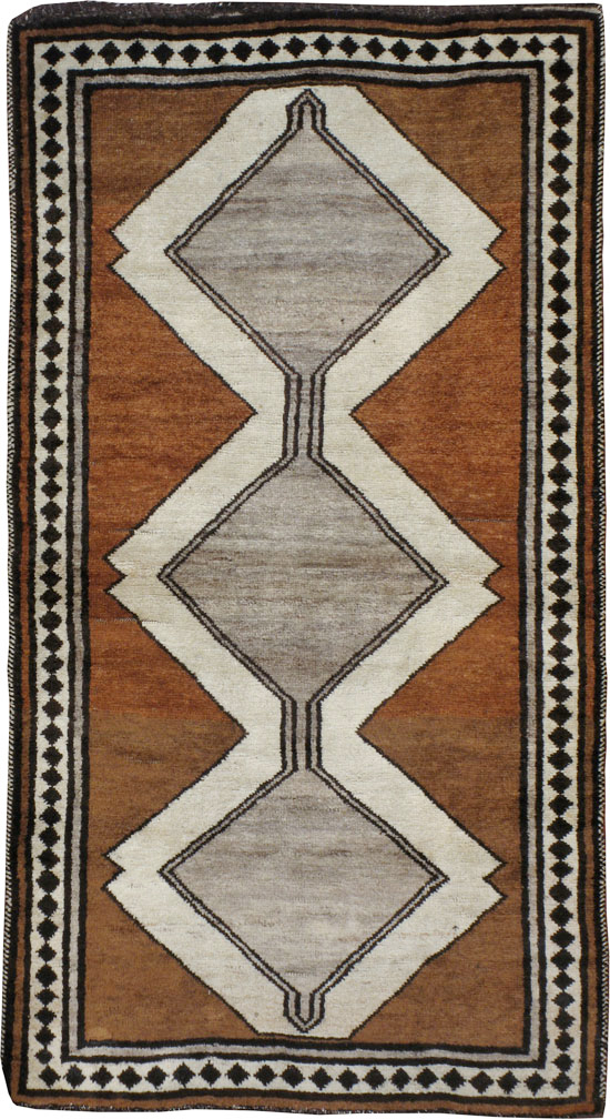 Vintage Persian Gabbeh Rug, No.22892 - Galerie Shabab