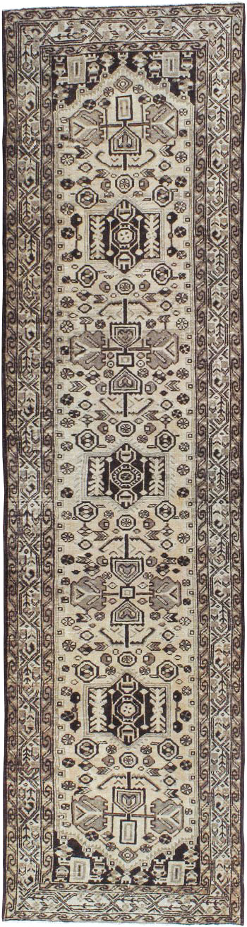 Vintage Persian Malayer Runner, No.22903 - Galerie Shabab