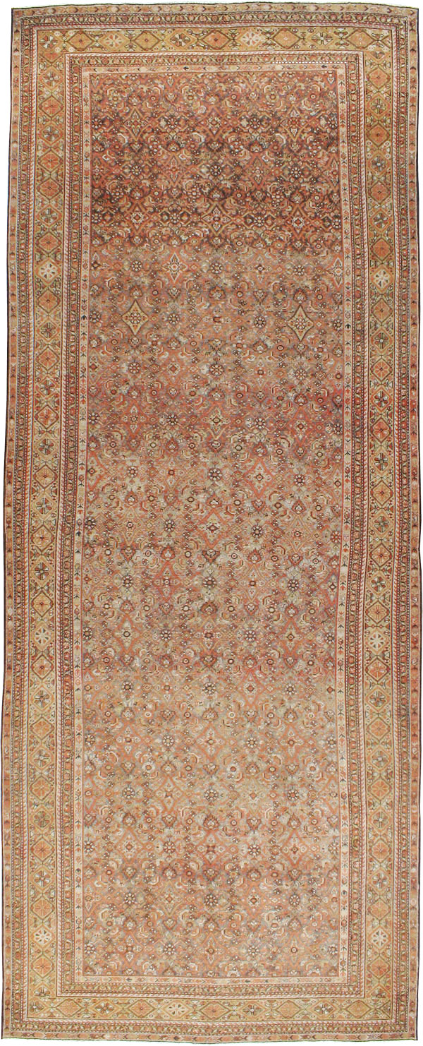 Antique Persian Malayer Gallery Carpet, No.22907 - Galerie Shabab