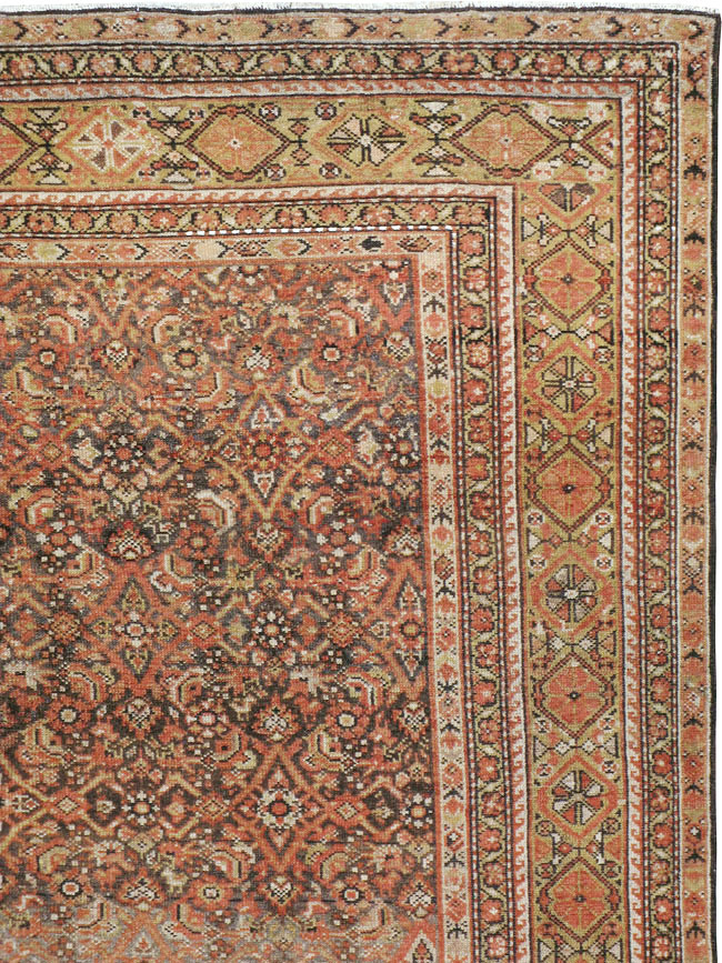 Antique Persian Malayer Gallery Carpet, No.22907 - Galerie Shabab