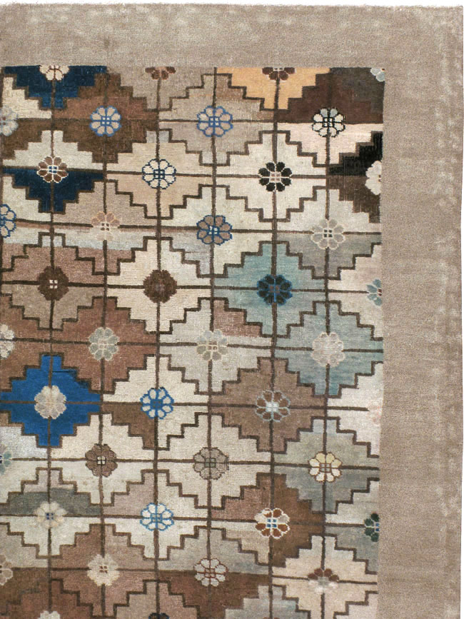 Antique Chinese Mongolian Carpet, No.22910 - Galerie Shabab