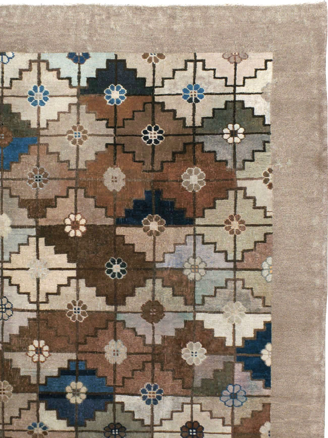 Antique Chinese Mongolian Carpet, No.22910 - Galerie Shabab