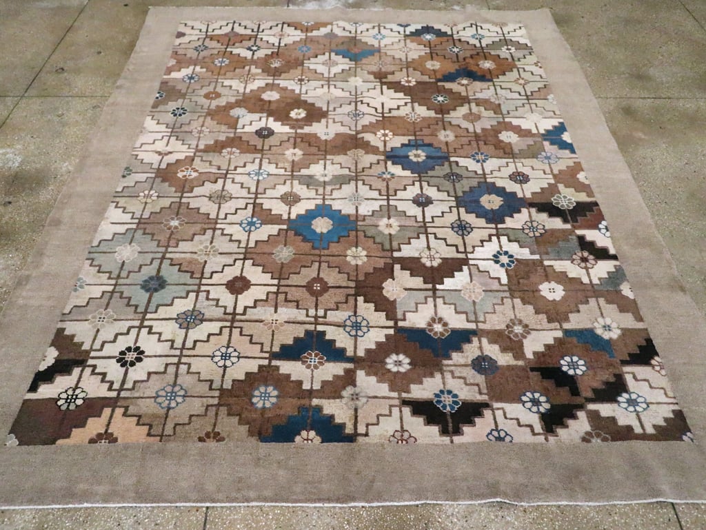 Antique Chinese Mongolian Carpet, No.22910 - Galerie Shabab