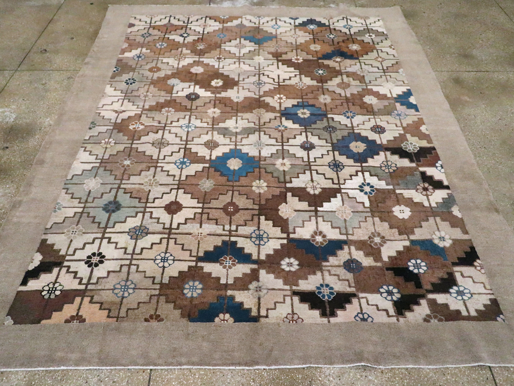 Antique Chinese Mongolian Carpet, No.22910 - Galerie Shabab