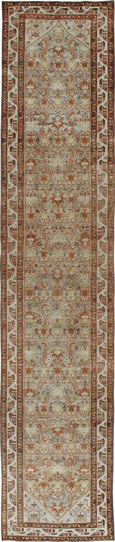 Vintage Persian Malayer Runner, No.22923 - Galerie Shabab
