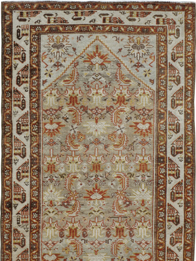 Vintage Persian Malayer Runner, No.22923 - Galerie Shabab